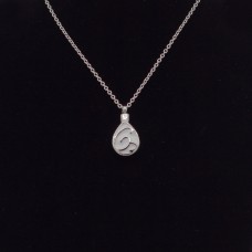 Kegyeleti ékszer porcelánfestett