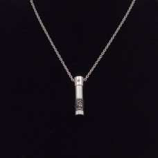 Kegyeleti ékszer kapszula fekete fém csipkével