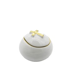 Mini kerámia urna kereszttel