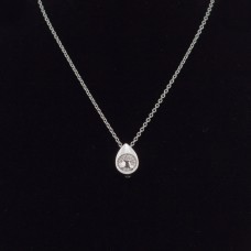 Kegyeleti ékszer életfa könnycsepp alakú