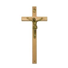 Feszület fa 32cm-es natúr kivitelben