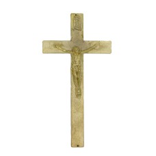 Feszület fém öntött arany színben