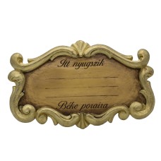 Fejfatábla fautánzatú rusztikus