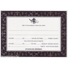 Gyászjelentés a/5 indás katolikus Gyászjelentés a/5 indás katolikus