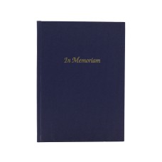 In memoriam könyv kék színben
