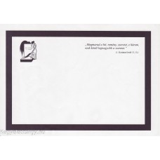 Gyászjelentés A/5 református szomorúfűz mintával ofszet papírból nyomtatható