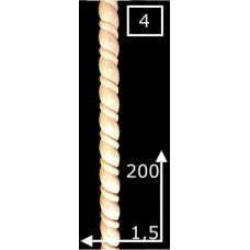 Koporsó díszítő léc kötél NR4 Koporsó díszítő léc kötél NR4