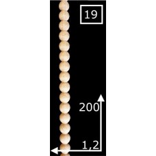 Koporsó díszítő léc gömb NR19 Koporsó díszítő léc gömb NR19