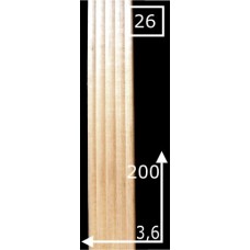 Koporsó díszítő léc vonal NR26 Koporsó díszítő léc vonal NR26