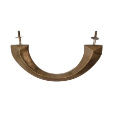 Koporsó fogantyú íves fémgőzölt bronz