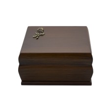 Urna fa Budapest rózsa fémrátéttel barna színben