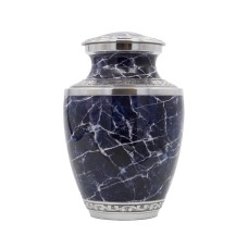 Urna fém fekete márvány