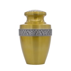 Urna fém réz gravírozott Urna fém réz gravírozott