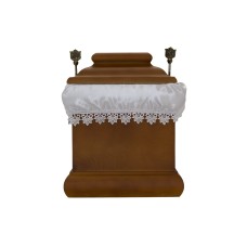 Urna fa négyszög matt barna színben