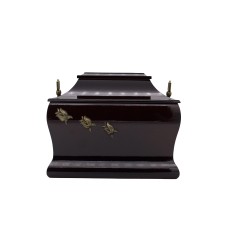 Urna fa pagoda rózsa fémrátéttel barna színben