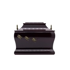 Urna fa pagoda rózsa fémrátéttel bordó színben