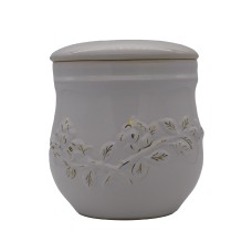 Urna kerámia aranyozott rózsaszálas fehér Urna kerámia aranyozott rózsaszálas fehér