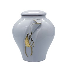 Urna amfora kálás fehér