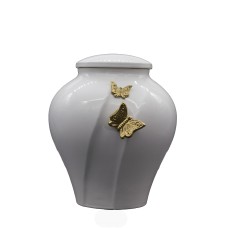 Urna amfora pillangókkal