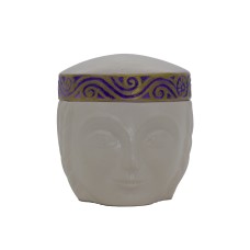 Mini urna kerámia Kákonyi női fej