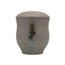 Urna kerámia Vermont ezüst márvány hatású rózsás