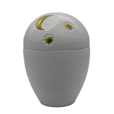 Urna kerámia matt éjszakai égbolt mintával Urna kerámia matt éjszakai égbolt mintával