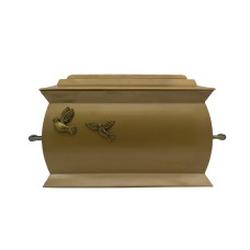Urna kompozit szögletes óarany galambos Urna kompozit szögletes óarany galambos