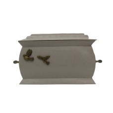 Urna kompozit szögletes fehér márvány galambos Urna kompozit szögletes fehér márvány galambos