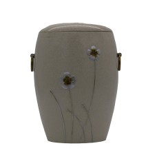 Urna kompozit fehér márvány százszorszép