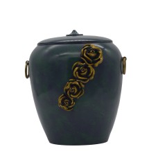 Urna kompozit mélyzöld márvány rózsás Urna kompozit mélyzöld márvány rózsás