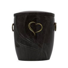 Urna kompozit ívelt szürke szives Urna kompozit ívelt szürke szives