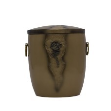 Urna kompozit hasadék arany rózsás