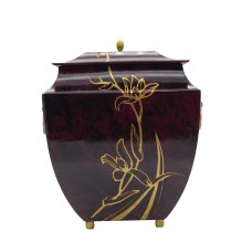 Urna kompozit bordó orchidea