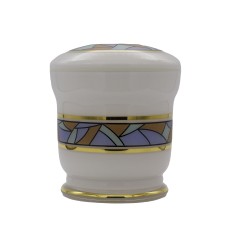 Üvegopál urna polgári fehér színben